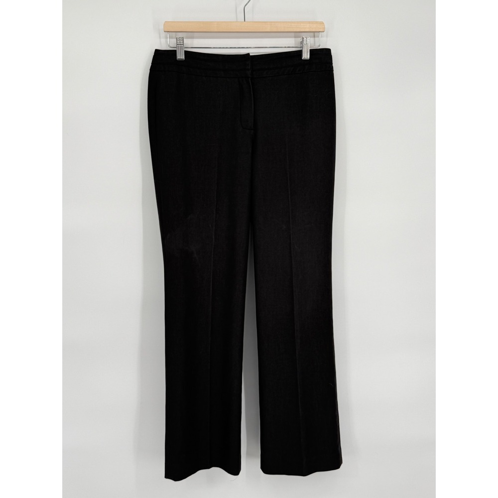 Larry Levine‎ Petite Black Dress Pants Womens Size 8P Career Tailored Fit